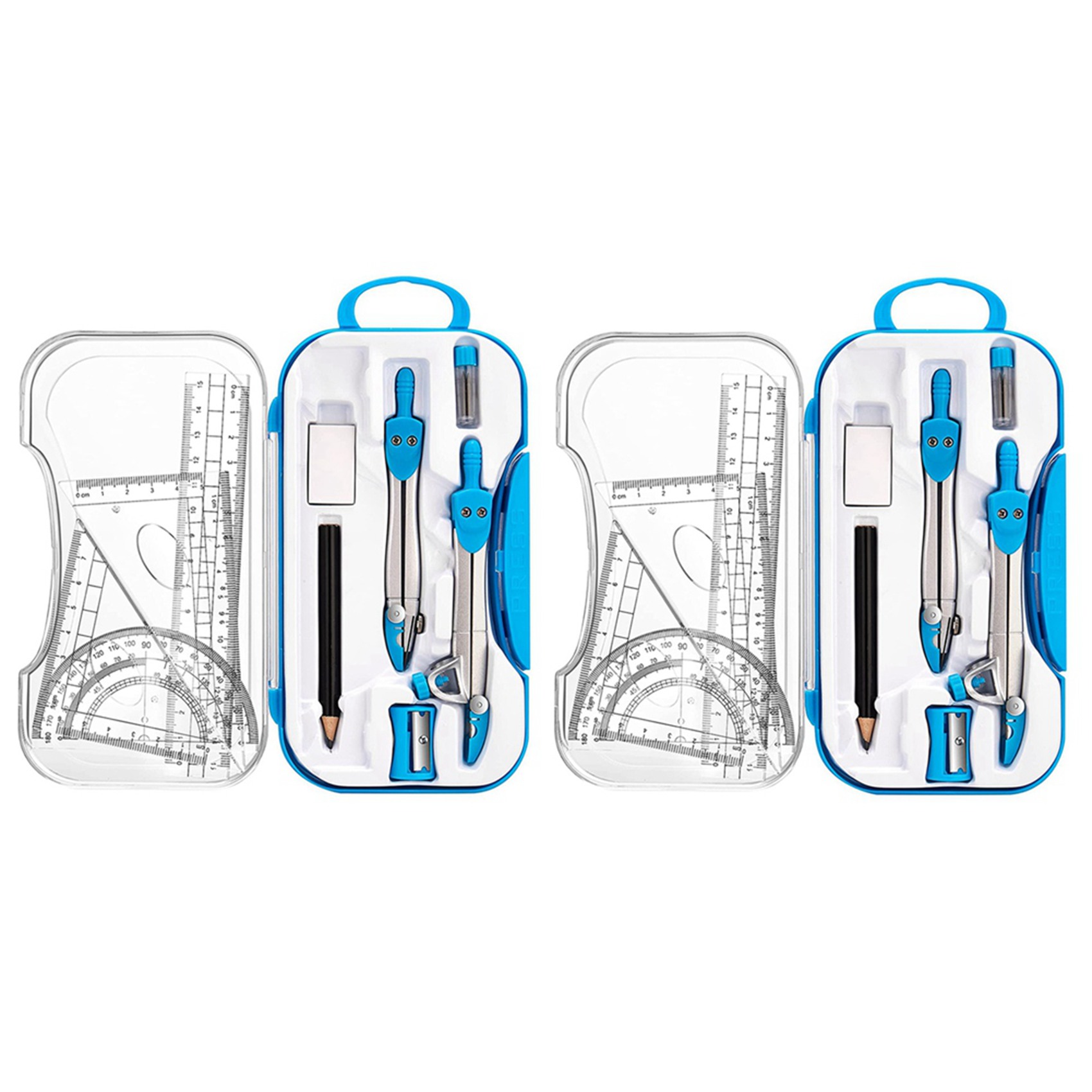 Conjunto de instrumentos de ge - Math Geometry Set With Compass avaliação e preço